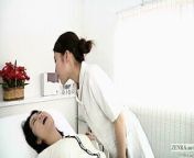 Japanese lesbian erotic spitting massage clinic Subtitled from sunny spiting solo mustrbian