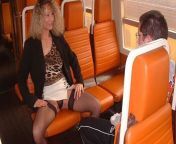 The boy and the milf on the train from boy and mature sex