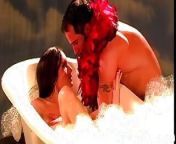 Passionate Couple Have Sensual Steamy Sex in Bath Tub from sridevi rain sensual sex
