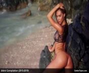 Celebrity model Alexis Ren topless and bikini photoshoot from warina hissain biking photoshoot