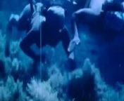 Japanese AMA diver underwater 1963 from 森山加代子　ワン・ボーイ 1963