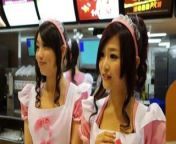 Cute fast food waitresses 2 from korean fast shot