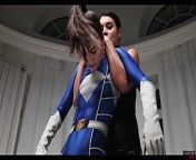 Power Ranger Girl vs Hot Villain - Alya Stark & Kitana Lure from pink power ranger naked