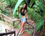 Amateur Thai girlfriend, hardcore blowjob and sex in a cabana from bangla naika sabana sex photos