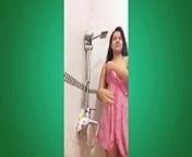 SL Girl Taking a bath from sl out door barthroom