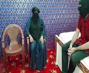 Big Round Boobs Muslim MILF Caught My Dick and She Wants Sex with Me in Waiting Room from niqab suck dick