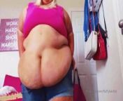 Huge Belly Jean Shorts from huge belly and tit bbw natalia springs