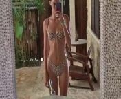 'Kendall J.' in leopard print bikini, selfie from indian models nudes selfies