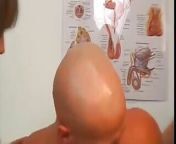 Bald patient created a shindy and got meritorious punishment from angry nurses with huge strapons from pak xxx shindi