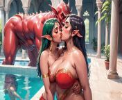 AI Generated Images of Horniest Anime Indian Elves & Monsters from indian sex imagas com