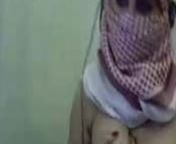 Palestine Arab Hijab Girl show her Big Boobs in Webcam from muslim hijab big boobs show on webcam