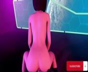 Beauty Chick at Night Club - 3D Animation V481 from viphentai club 3d videos