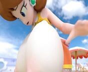 Princess Daisy breast expansion with sound (MMD) from miku breast expansion mmd