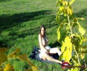 busty teen fucks a voyeur in the park Miriam Prado from miriam giovanelli sex