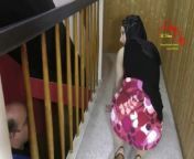 Turkish headscarf bitch blows fat Germans empty from hijab bugil