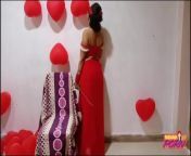 Indian Babe On Valentine Day Seducing Her Lover With Her Hot Big Boobs from indian gf masturbates to tease