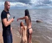 People saw us shooting porn on a public beach from family girls naked