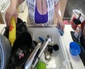 BBW Cleaning the Kitchen from junior nonnude