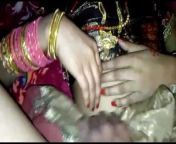 Indian married bhabhi first night fucking with hasband from suhagrat first night red saree videos