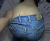 teen with PERFECT ASS and small waist gives me birthday present in the best DOGGY style from tnnguly anty dogi style