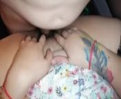 Stranger fuck my wife in car and cum in her pussy, dogging wife from whore in car