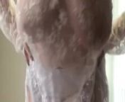 Annabel’s white sheer lace dress from rakshita nude fakeshubsurat naukrani movie