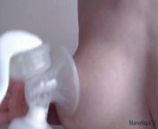 Milf lactating her big boobs with brest pump from brest mangalsutra