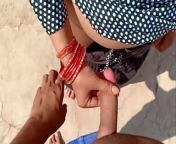 Indian village girl fucking lover from indian village girl outdoor threesome sex video