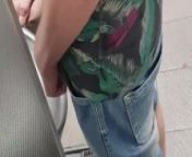 public toilet jerk and wank with a hot guy! huge dick! from gay chubold spy public toilet