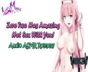 ASMR - Zero Two Has Amazing Hot Sex With You! Audio Roleplay from sacredxo asmr zero bunny uncovered licks patreon video leaked