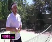 Redhead Babe Kendra Cole Enjoys Outdoor Tennis Lessons from barmeli