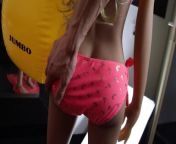 First penetration of petite 18yo innocent teen sexdoll pussy from facesitting doll giantess