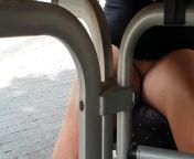 Public no panties exposed re upload 4k from public mini skirt