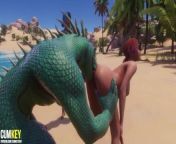 Two Sexy Girls Mating With Monster | Big Cock Monster | 3D Porn Wild Life from madang
