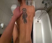 Athletic Busty Milf Getting Dirty Before The Shower from muscle girl