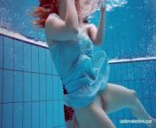 Hottest underwater girls stripping Dashka and Vesta from vesta