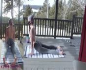 Topless Outdoor Yoga In Colorado! from 潮州高端妓女上门（选人微信8699525）美女上门特殊服务 1229n