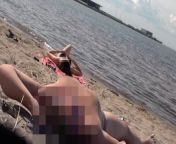 DICK FLASH ON BEACHLittle dick public flashing from bulge and big dick flash on public beach