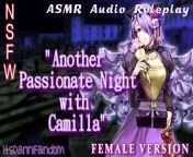 【r18+ ASMR Audio RP】Another Passionate Night with Camilla GirlXGirl【F4F】【NSFW at 13:22】 from rs8