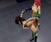 Asuka X Kairi Sane FUTA ANAL WWE Cosplay Credit:Mokujin_hornywood from sane laye