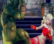 Justice powerful heroine battle to darkness goblin - 3d hentai animation from heroin pavitra