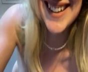 Cute, posh British girl passive aggressively strips down after her whiny friend begs her to upload x from naughty girl stripping