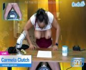 Hot Latina news anchor masturbation on air from anchor syamala sex bady boddu