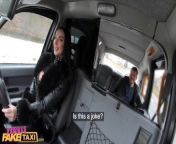 Female Fake Taxi Lady Gang takes a big cock in her perfectly formed rear end from www 69 taxi com