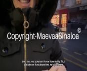 Maevaa Sinaloa - Manhunt in Paris, I fuck with AD Laurent in front of my boyfriend - Double facial from Âdes