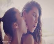 ULTRAFILMS Two amazing lesbian girls Naomi Hill and Ellie Luna passionately satisfying each other's sexual needs from naomi kvetinas wetblog