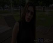 Colombian nymphomaniac caught in an unknown park - Camila Mush from camila bordonaba sex